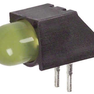 Indicatore LED per PCB Giallo Dialight, 50 °, 1 LEDs, Right-angle, 2,7 V, Montaggio con foro passante