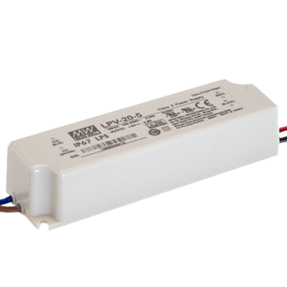 Driver LED Mean Well, 20W, IN 127 → 370 V dc, 90 → 264 V ac, OUT 15V, 1.33A