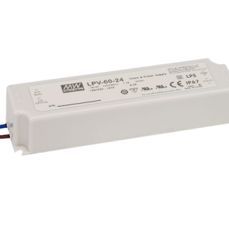 Driver LED Mean Well, 60W, IN 90 → 264V ca, OUT 12V, 5A