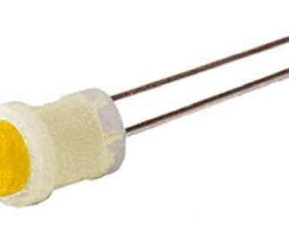 Indicatore da pannello Oxley Giallo  a LED, 12V, IP66, A filo, foro da 5mm