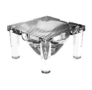 Lente per LED Carclo 10415, emissione Ripple ovale, copertura 46 x 19 °, per Cree XLamp XB-D, Cree XLamp XP-C, Cree