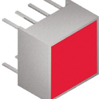 Display LED, barra luminosa a segm. Kingbright, 9.9 x 9.9 x 6.1mm, 550 mcd, col. Rosso