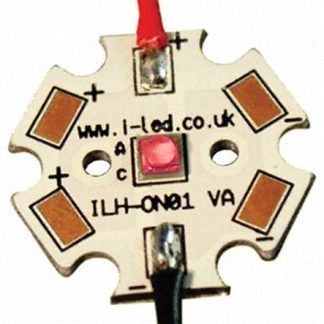 Array LED ILS ILH-ON01-RED1-SC201-WIR200., flusso 82 lm, Rosso