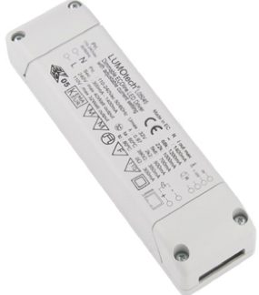 Driver LED Lumotech, 40W, IN 110 → 240V ca, OUT 15 → 32V, 0.3 → 1.4A