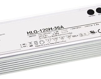 Driver LED Mean Well, 120W, IN 127 → 370 V dc, 90 → 264 V ac, OUT 12V, 10A