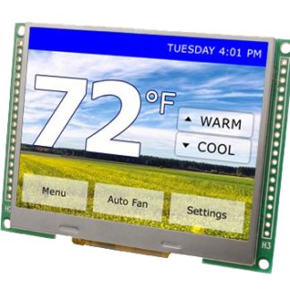 Display LCD a colori Displaytech, 3.5poll, interfaccia 8 bit, 9 bit, 16 bit, 18 bit, SPI, 320 x 240pixels, touchscreen