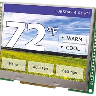 Display LCD a colori Displaytech, 3.5poll, interfaccia 8 bit, 9 bit, 16 bit, 18 bit, SPI, 320 x 240pixels