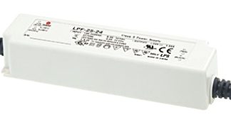 Driver LED Mean Well, 25.2W, IN 127 → 431 V dc, 90 → 305 V ac, OUT 6.6 → 12V, 2.1A