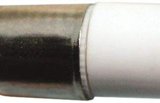 Lampada per indicatori JKL Components, lunga 16mm, Ø 6.2mm, 12V cc, luce color Bianco con Scanalatura miniaturizzata,