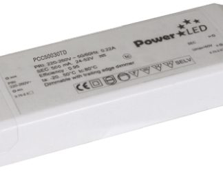 Driver LED PowerLED, 30W, IN 220 → 240V ca, OUT 30 → 56V, 500mA