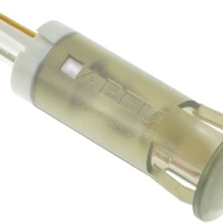 Indicatore da pannello APEM Bianco  a LED, 24V cc, foro da 10mm