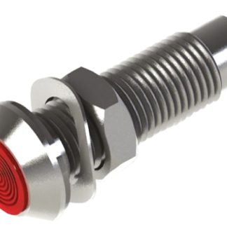 Indicatore da pannello Marl Blu  a LED, 28V cc, IP67, foro da 5mm