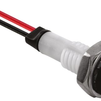 Indicatore da pannello Marl Verde  a LED, 8 → 48V, Sporgente, foro da 5.9 x 4.8mm