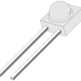 Diodo IR Vishay Montaggio con foro passante, intensità 20mW/sr, lungh. d'onda 890nm, Side Looker