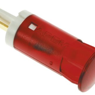 Indicatore da pannello APEM Rosso LED lampeggiante, 24V cc, foro da 12mm