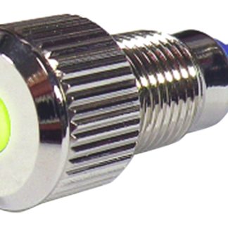 Indicatore da pannello RS PRO Giallo  a LED, 24V, IP67, Sporgente, foro da 8mm