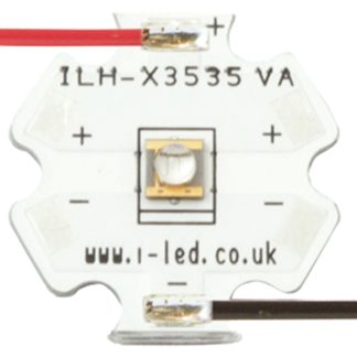 LED a ultravioletti Intelligent LED Solutions ILH-XN01-S400-SC211-WIR200. 55 °, 410nm, 4 Pin, Montaggio superficiale