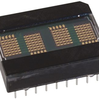 Display LED a matrice di punti Broadcom, 4 cifre, H. 5.1mm, 25.15 x 20.07 x 6.6mm, 5,6 mcd, col. Verde