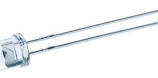 LED IR Kingbright Montaggio con foro passante, intensità 30 mW/sr @ 20 mA, lungh. d'onda 850nm, 5 mm (T-1 3/4)