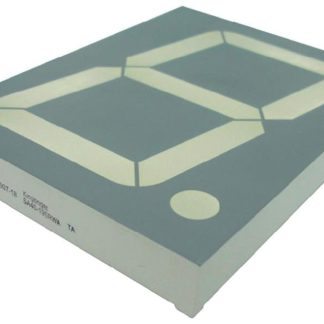 Display LED a 7 segmenti a segm. Kingbright, 10 cifre, H. 101mm, 90 x 122 x 15mm, 450 mcd, col. Giallo