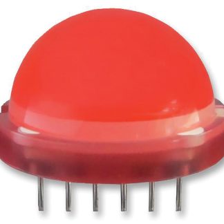 LED Rosso Kingbright, PCB, 6 → 8 V, 6 Led, 20 mm
