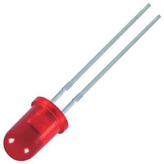 LED Rosso Kingbright, PCB, 2,5 V, 2 Led, 3 mm (T-1)