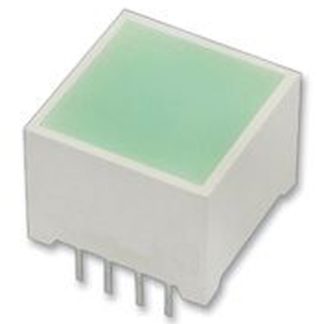 Display LED, barra luminosa Kingbright, 15 x 15 x 11.2mm, 220 mcd, col. Verde