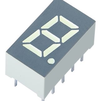 Display LED a 7 segmenti a segm. Kingbright, H. 8mm, 7.5 x 13 x 6.5mm, 5 mcd, col. Giallo