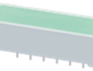 Display LED, barra luminosa Kingbright, 19.9 x 6.8 x 6.4mm, 270 mcd, col. Verde