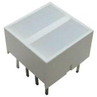 Display LED, barra luminosa a segm. Kingbright, 9.9 x 9.9 x 6.1mm, 370 mcd, col. Giallo