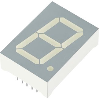 Display LED a 7 segmenti a segm. Kingbright, H. 25.4mm, 24 x 34 x 10.5mm, 400 mcd, col. Giallo