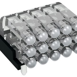 Tubo luminoso a LED Mentor GmbH 14.45mm, Trasparente, 15 vie