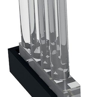 Tubo luminoso a LED Mentor GmbH 15mm, Trasparente, 4 vie