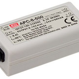 Driver LED Mean Well, 8.05W, IN 127 → 370 V dc, 90 → 264 V ac, OUT 11 → 23V, 350mA