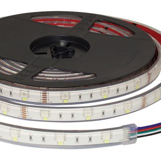 Striscia LED PowerLED, 5m, 12V cc, col. Blu, verde, rosso, bianco, IP20