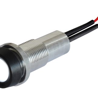 Indicatore da pannello Oxley Bianco  a LED, IP68, Sporgente, foro da 10.2mm