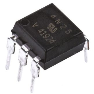 Fotoaccoppiatore Vishay, Montaggio con foro passante, uscita Transistor, 6 Pin