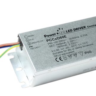 Modulo controllore LED PowerLED, 60W, IN 100 → 240V cc, OUT 2 → 32V, 1.8A