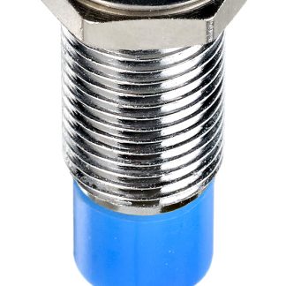 Indicatore da pannello RS PRO Blu  a LED, 6V cc, IP67, A filo, foro da 8mm