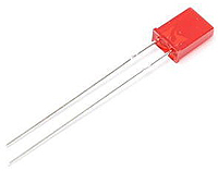 LED Arancione Kingbright, PCB, 2,5 V, Rettangolare