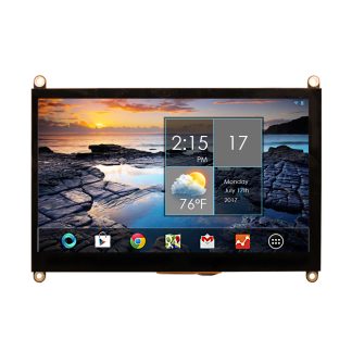 Display LCD TFT NEWHAVEN DISPLAY INTERNATIONAL, 7poll, interfaccia I2C, RGB, 800 x 480pixels, touchscreen