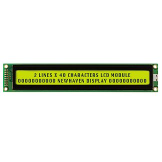 Display alfanumerico LCD NEWHAVEN DISPLAY INTERNATIONAL, Alfanumerico, 2x40 caratteri