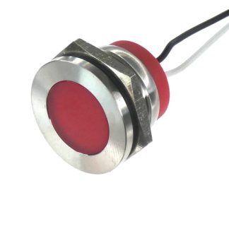 LED a pannello CML Innovative Technologies Rosso  a LED, 24V, IP67, foro da 22mm