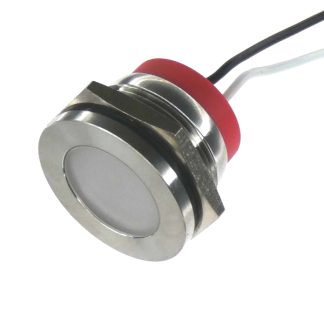 LED a pannello CML Innovative Technologies Bianco  a LED, 24V, IP67, foro da 22mm