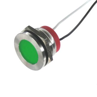 LED a pannello CML Innovative Technologies Verde  a LED, 240V, IP67, foro da 22mm