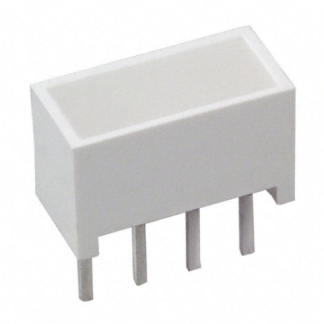 Display LED, barra luminosa Broadcom, 5 x 10.2 x 6.2mm, 7.5 mcd, col. Rosso