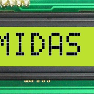 Display monocromatico LCD Midas, Alfanumerico, 1x16 caratteri