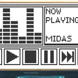 Display monocromatico LCD Midas, Grafico