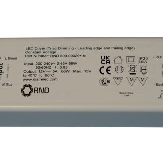 Triac Dimmable CV LED Driver 60W 24V
