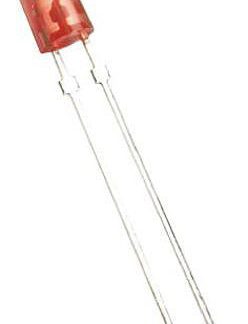 LED Rosso Broadcom, PCB, 2,4 V, 5 mm (T-1 3/4)